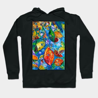 Multicolored Leaves Hoodie